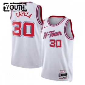 Canotte Bambino Houston Rockets Clint Capela Nike 2025-26 City Edition Bianco Swingman